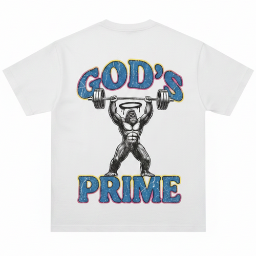 GOD'S PRIME GORILLA DNA WHITE #01 T-Shirt