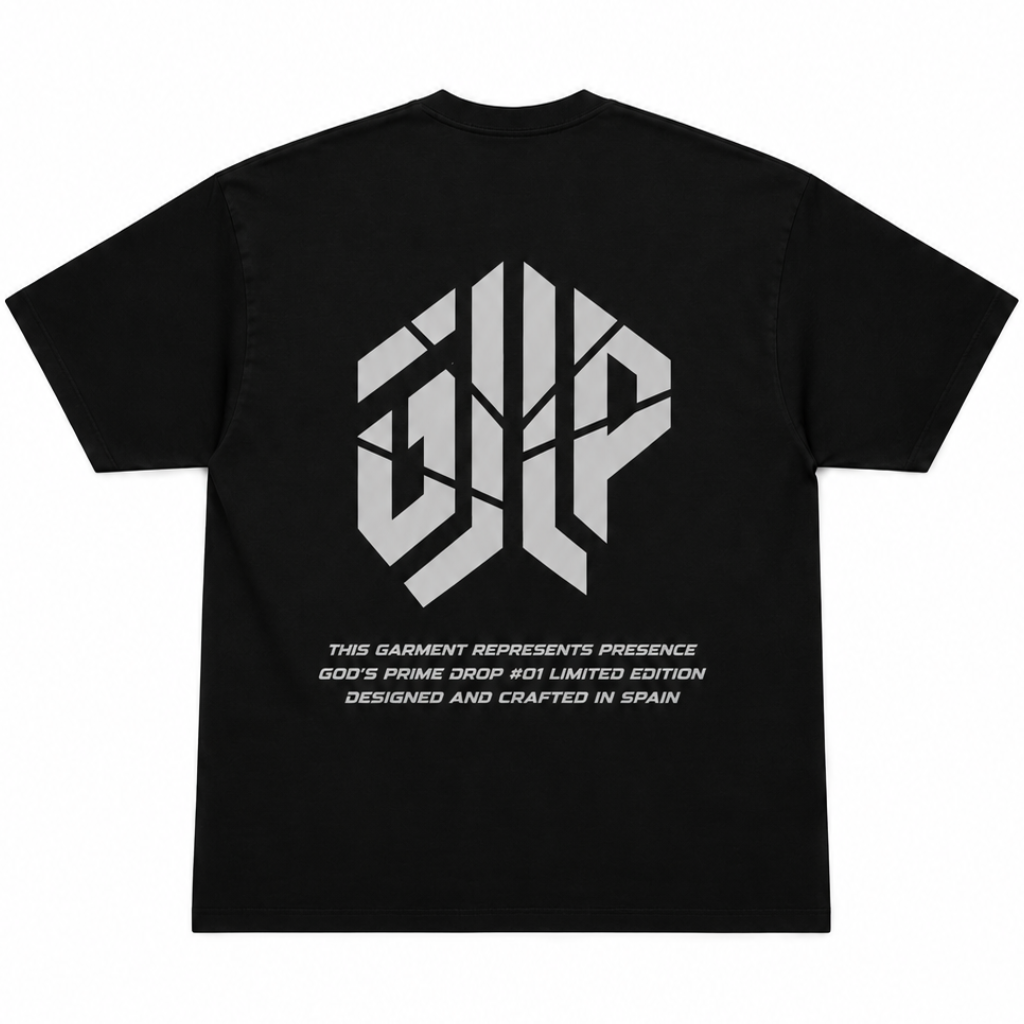 GOD'S PRIME ESSENTIALS BLACK #01 T-Shirt